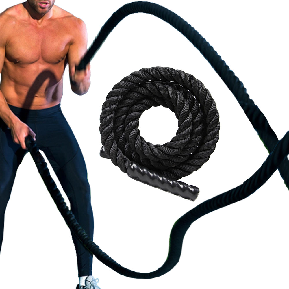 Battle Rope Exercise - حبل تدريب بولي داكرون للتمارين الرياضية