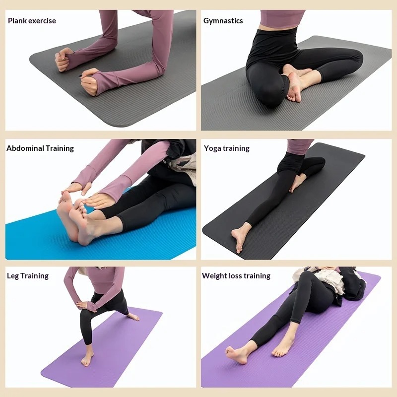 سجادة يوجا سميكة للغاية مضادة  - مراجعة Yoga Of Fitness Mat وسعره