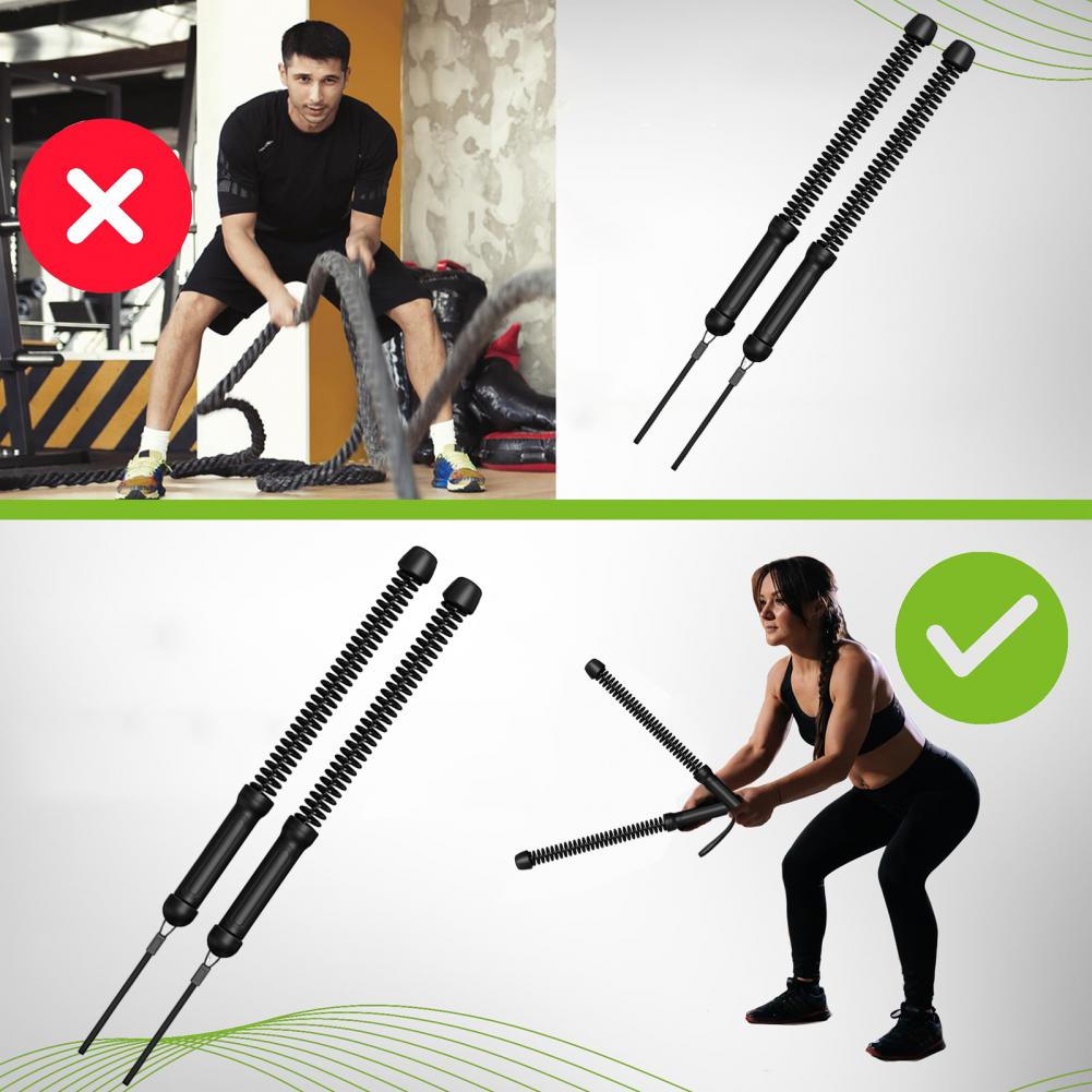 زوج واحد من حبال التدريب بدون  - مراجعة Battle Rope Exercise وسعره