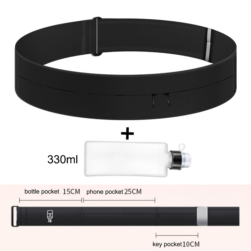 حزام ركض حقيبة الخصر مع زجاجة  - مراجعة Weight Lifting Belt وسعره
