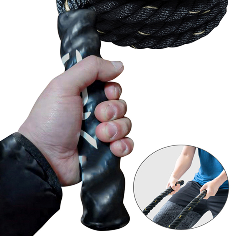 معدات تمارين رياضية: حبل تدريب - مراجعة Battle Rope Exercise وسعره