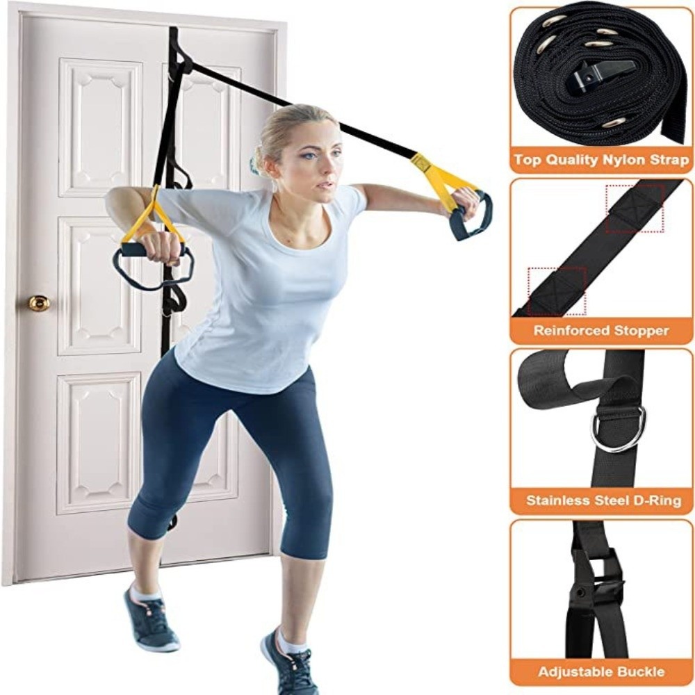 حزام تثبيت الباب للتمارين المن - مراجعة Battle Rope Exercise وسعره