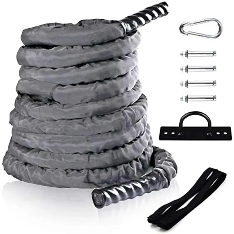 حبل تدريب عالي الجودة من الناي - مراجعة Battle Rope Exercise وسعره
