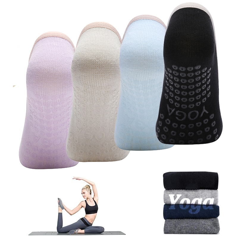 جوارب بيلاتس نسائية مضادة للان - مراجعة Fitness Yoga Pilates وسعره