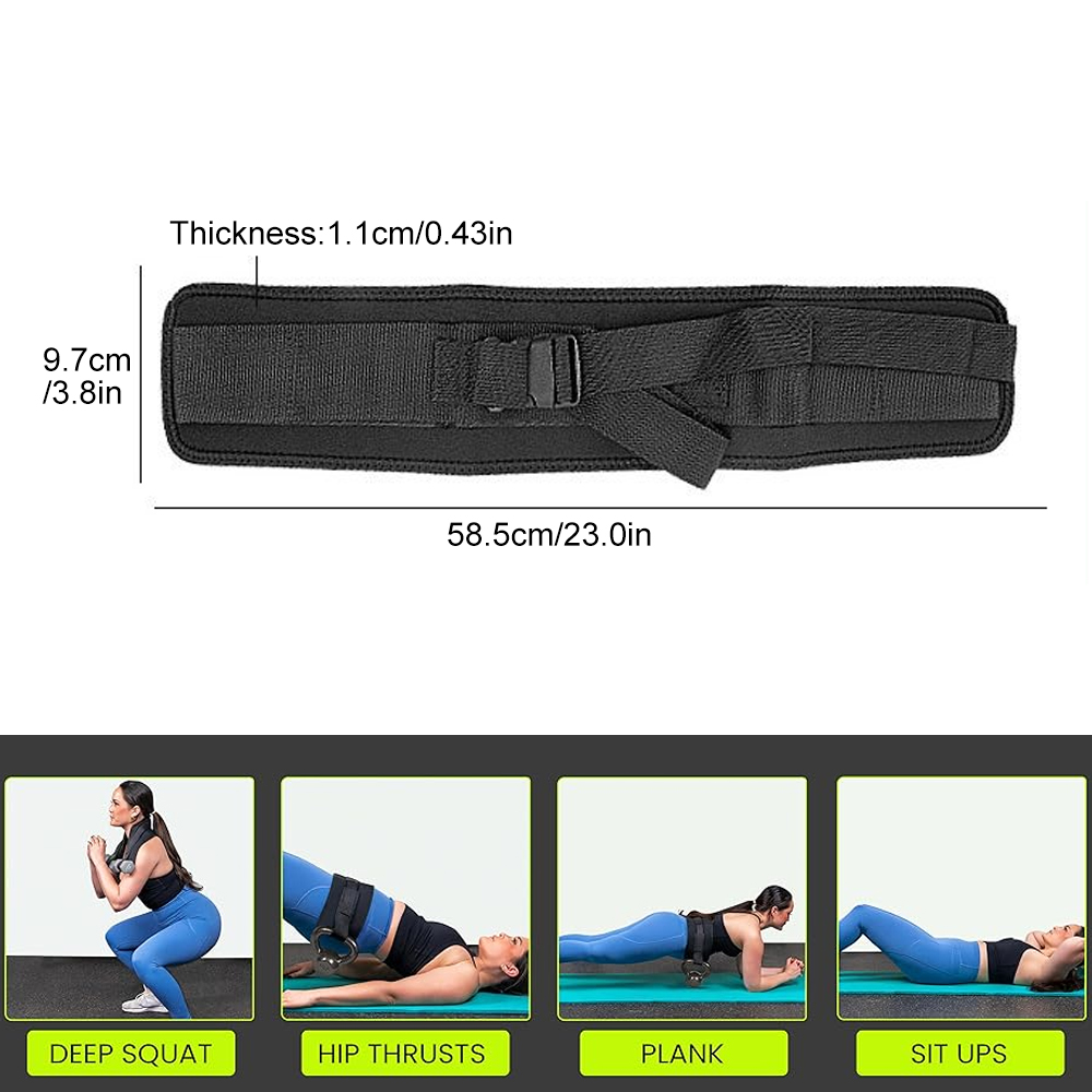 حزام دفع الورك للجلوتس، حزام م - مراجعة Hip Thrust Pad وسعره