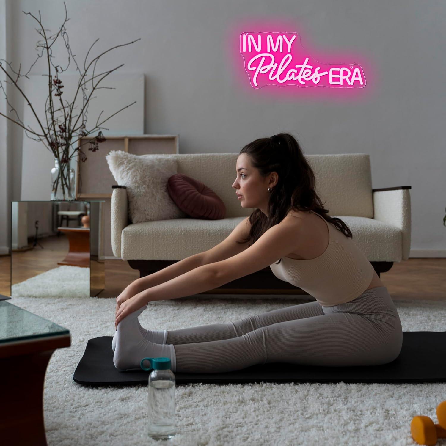 لافتة نيون بإضاءة LED قابلة لل - مراجعة Yoga Fitness Room وسعره
