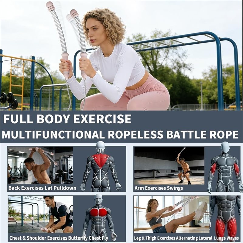 حبال تدريب بدون حبال، حبل تمار - مراجعة Battle Rope Exercise وسعره