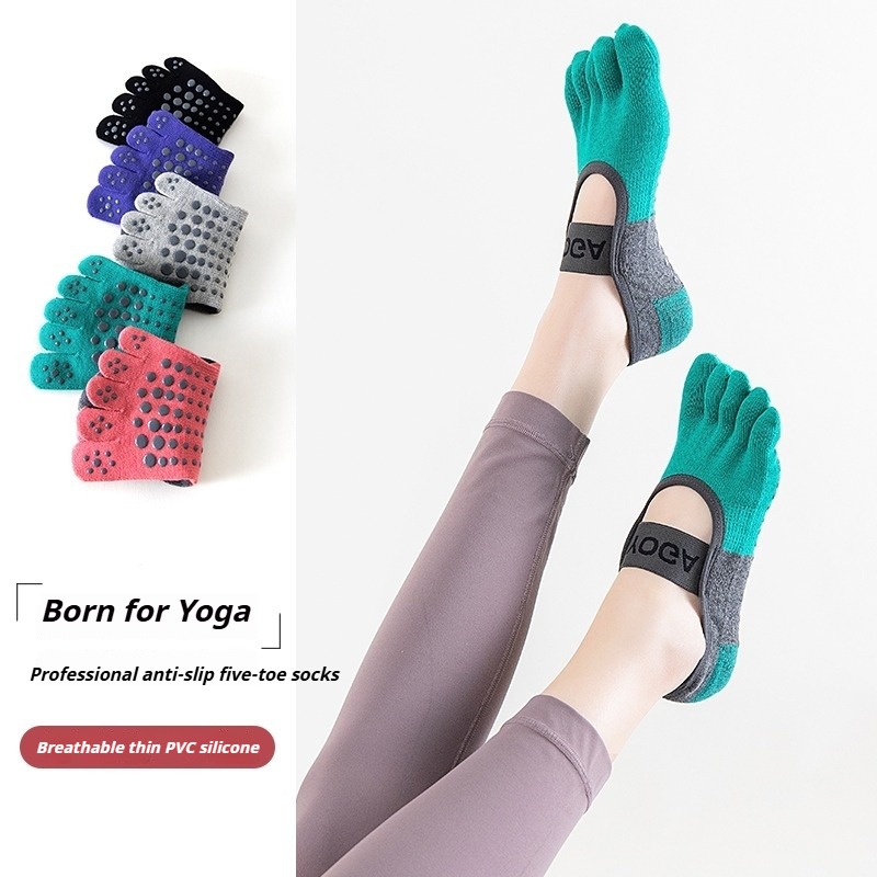 جوارب بيلاتس احترافية مضادة لل - مراجعة Fitness Yoga Pilates وسعره