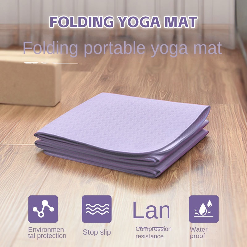 جديد سميكة للطي اليوغا حصيرة ا - مراجعة Yoga Of Fitness Mat وسعره