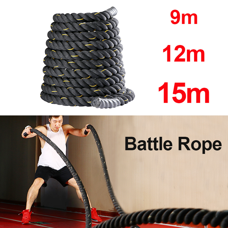 حبل تدريب للياقة البدنية بطول  - مراجعة Battle Rope Exercise وسعره