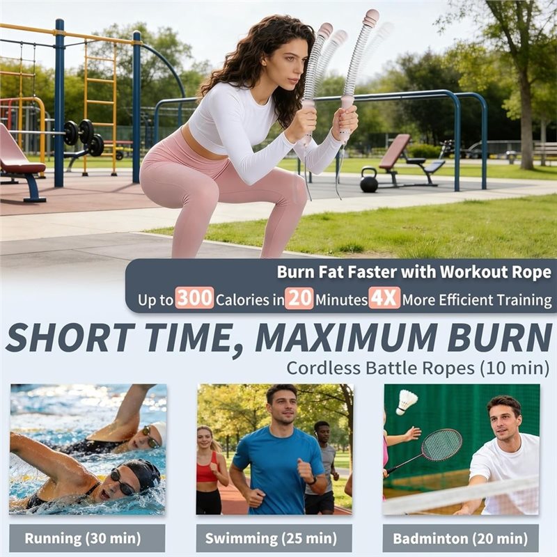 حبال تدريب A64T بدون حبال، حبا - مراجعة Battle Rope Exercise وسعره